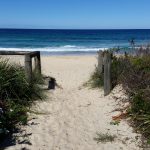 White sands of Mollymook Beach